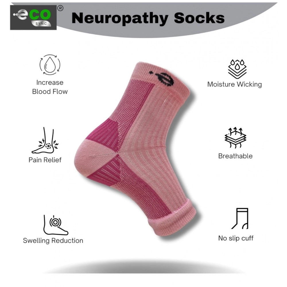 3_Pair Set Unisex Casual Cotton Printed Ankle Length Support Socks (Multicolor)