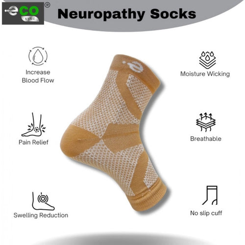 3_Pair Set Unisex Casual Cotton Printed Ankle Length Support Socks (Multicolor)