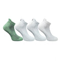 4_Pair Set Unisex Casual Bamboo Cotton Printed Ankle Length Socks (Multicolor)