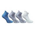 4_Pair Set Unisex Casual Bamboo Cotton Printed Ankle Length Socks (Multicolor)