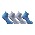 4_Pair Set Unisex Casual Bamboo Cotton Printed Ankle Length Socks (Multicolor)