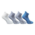 4_Pair Set Unisex Casual Bamboo Cotton Printed Ankle Length Socks (Multicolor)