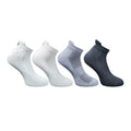 4_Pair Set Unisex Casual Bamboo Cotton Printed Ankle Length Socks (Multicolor)