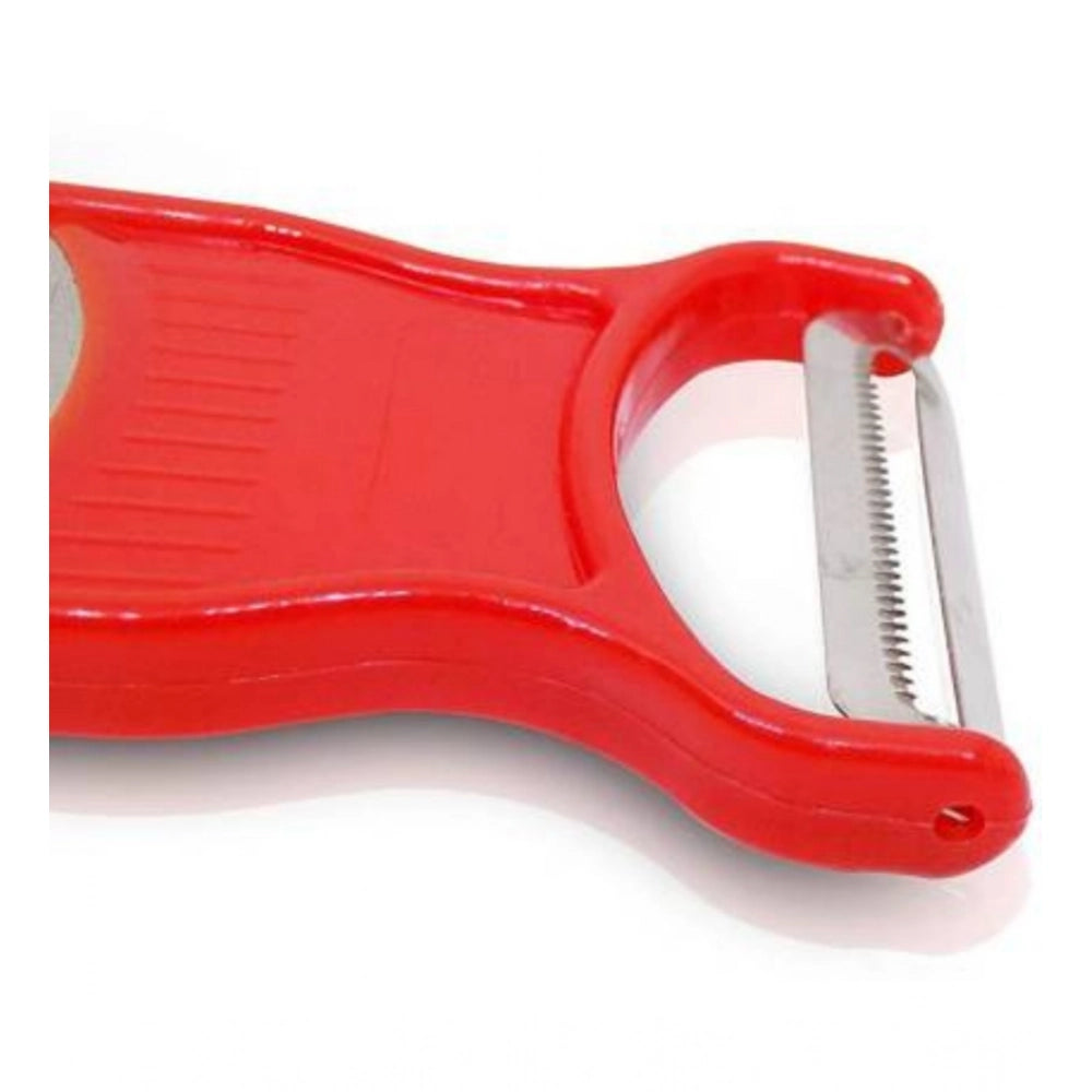 Pack of 4_4-in-1 Multi-Purpose Vegetable Peeler – (Color: Assorted )