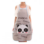 Pack of 2_Printed Waterproof Kitchen Apron with Pockets for kids– (Color: Assorted )