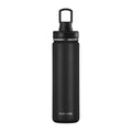 650 Ml Double Wall Insulated Stainless Steel Water Bottle With Screw Lid (Black)