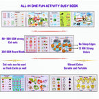My First Busy Book – Fun And Educational Activity Kit for Kids (2-4 Years, Multicolor)