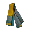 Women's Soft Silk  Wooven Saree With Unstitched Blouse 5.5Mtr (Musterd Yellow)