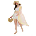 Women's Georgette Ombre Short Sleeve Shrug (Multicolor)