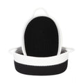 Cotton Black White 2 Pcs Storage Basket For Clothes (Black-White)