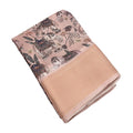 Women's Cotton Silk Printed Saree With Unstitched Blouse 5.5Mtr (Cream-Black)