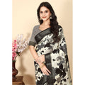 Women's Cotton Silk Floral Printed Saree With Unstitched Blouse 5.5Mtr (Multicolor)