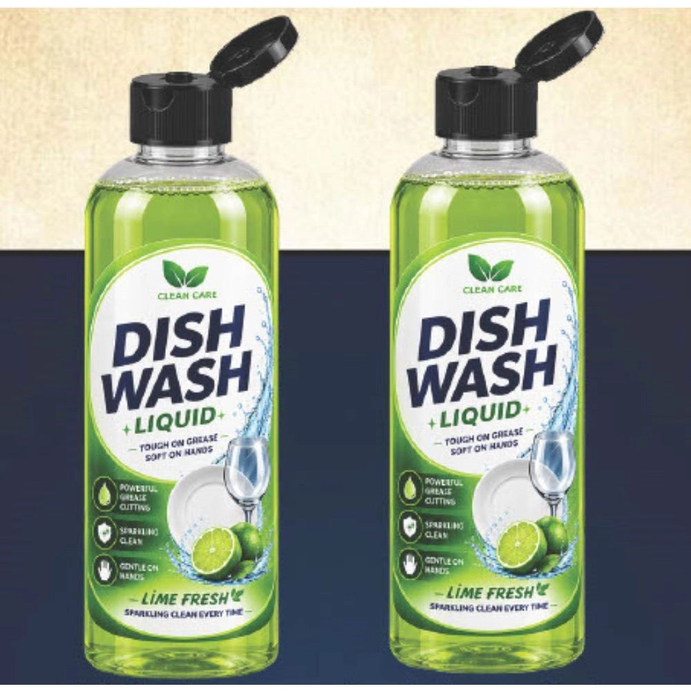 Pack of 2 Kitchen Cleaning Dishwash Liquid Bottles 100 ML