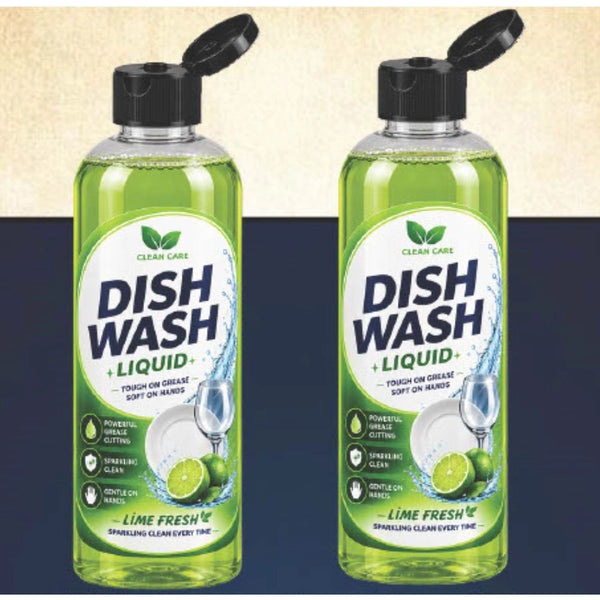 Pack of 2 Kitchen Cleaning Dishwash Liquid Bottles 100 ML