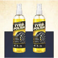 Pack of 2 Deep Black Tyer Polish Liquid Spray Bottle 100 ML