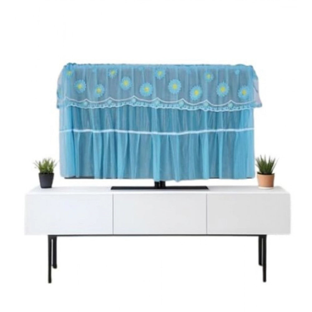 Pack of 2 LED TV Cover (28-34 Inch) (40-45 Inch) (50-55 Inch) (Blue)