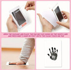 Baby Hand and Footprint (White)