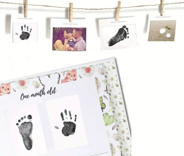 Generic Baby Hand and Footprint (White)