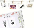 Baby Hand and Footprint (White)