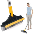 Generic - 2 in 1 Scrape Floor Scrubbing Brush (Multicolor)
