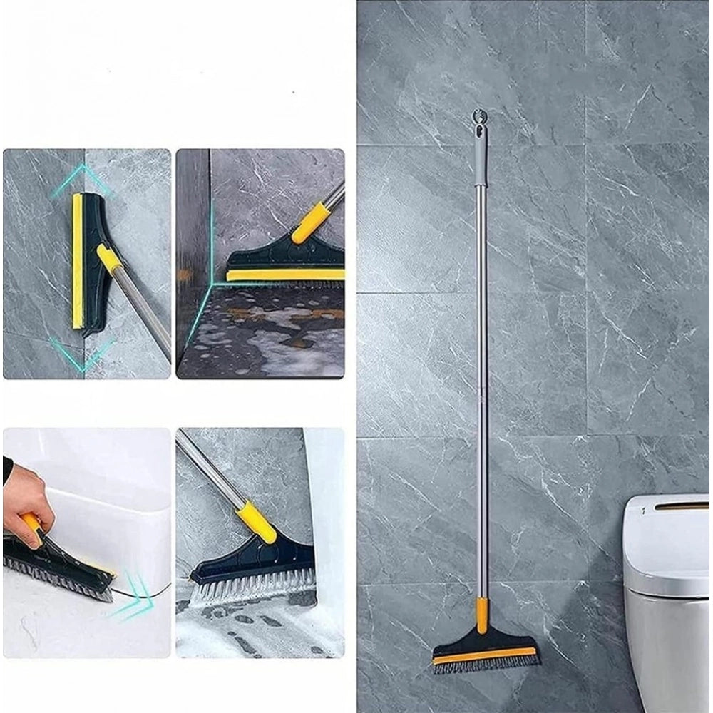Pack of 2 2 in 1 Scrape Floor Scrubbing Brush (Multicolor)