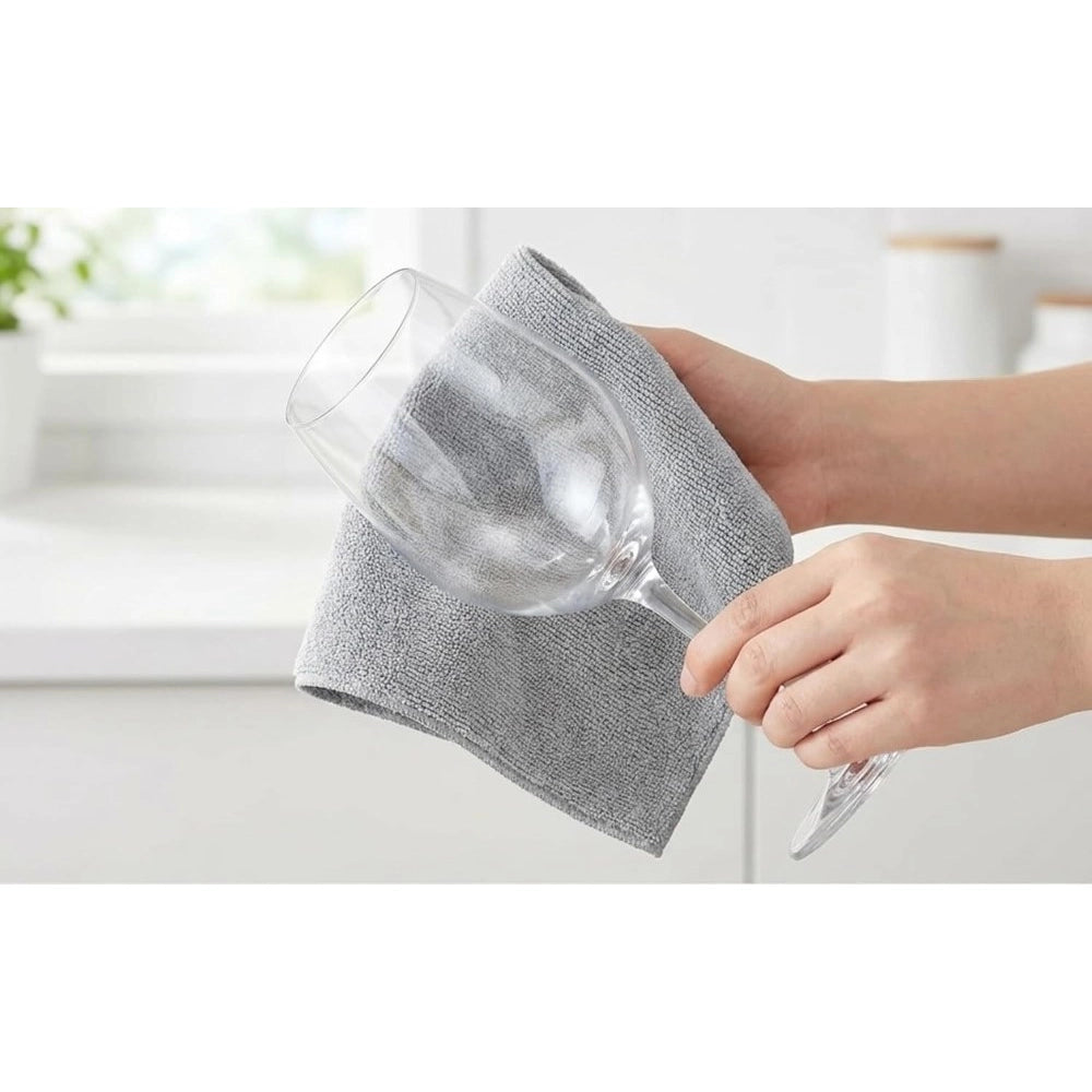 Pack of 2 Microfiber Cleaning Cloth (Grey)
