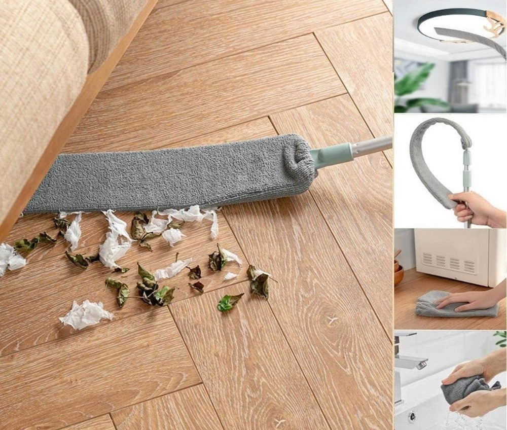 Generic Microfiber Flexible Mop (Grey)