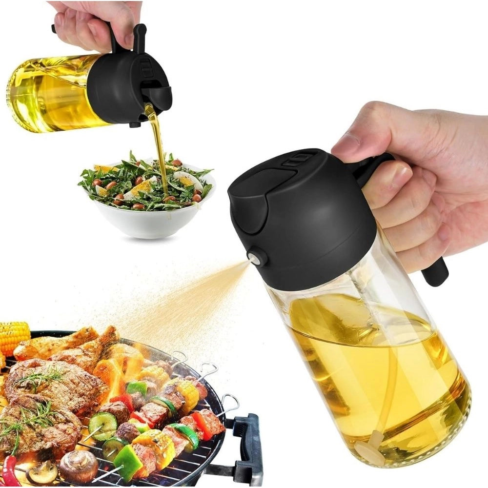 Pack of 2 2 in 1 Oil Dispenser (Black)