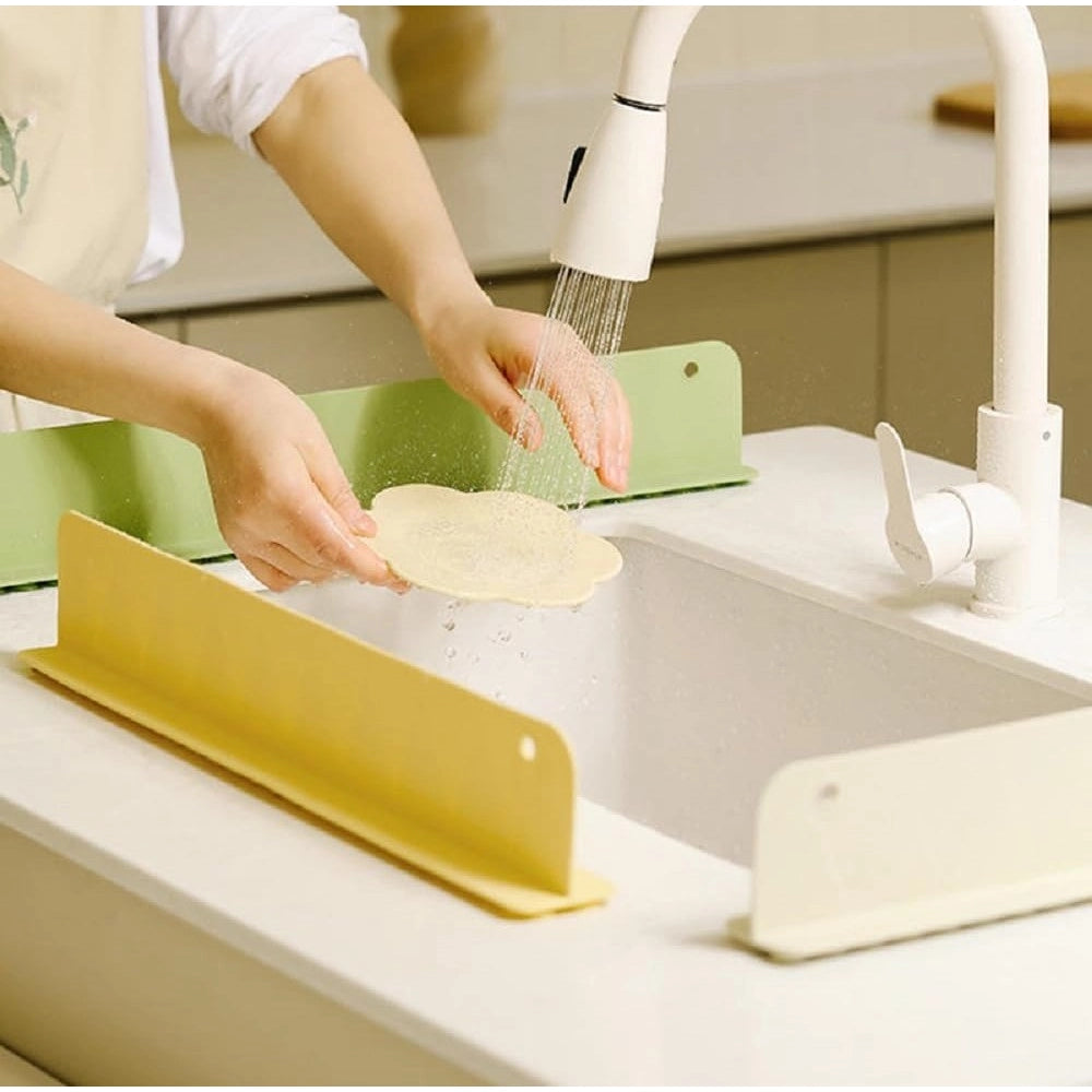 Silicone Sink Splash Guard for Kitchen (Multicolor)