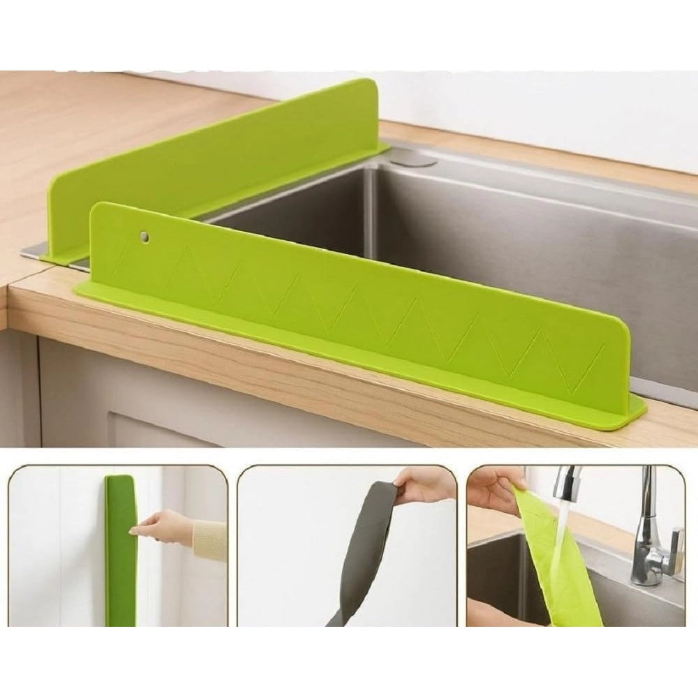Silicone Sink Splash Guard for Kitchen (Multicolor)