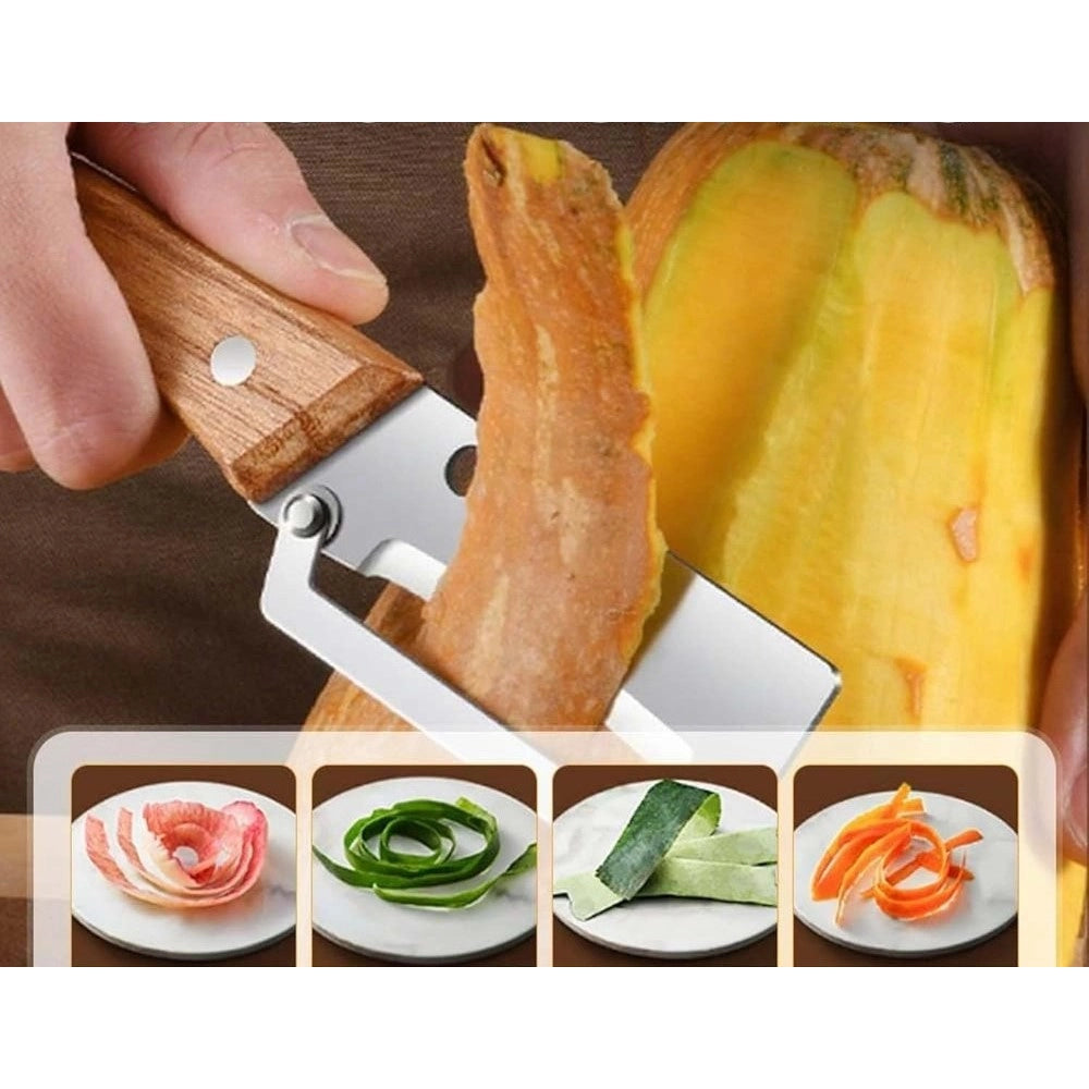 Pack of 2 Multi Functional Vegetable Peeler (Multicolor)