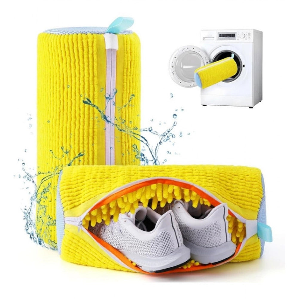 Pack of 2 Shoe Washing Machine Bag (Yellow)