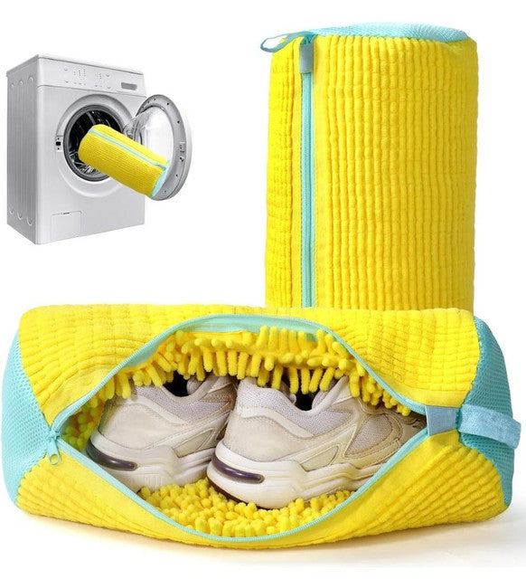 Generic Shoe Washing Machine Bag (Yellow)