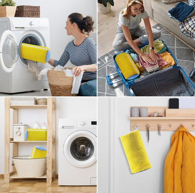 Generic Shoe Washing Machine Bag (Yellow)
