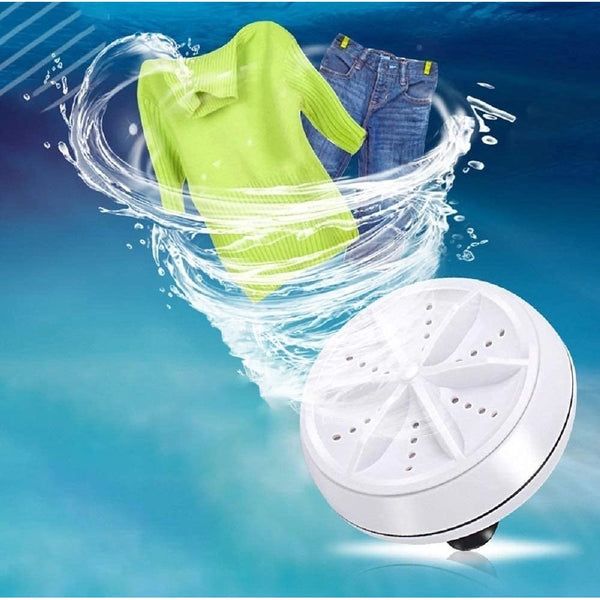 Pack of 2 Mini Portable Turbine Washer (Multicolor)