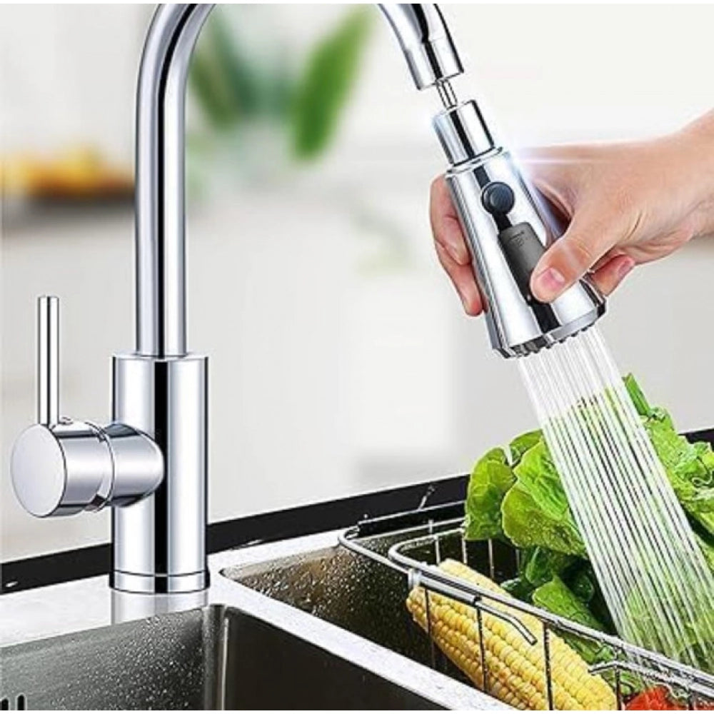 360 Degree Movable Faucet (Silver)