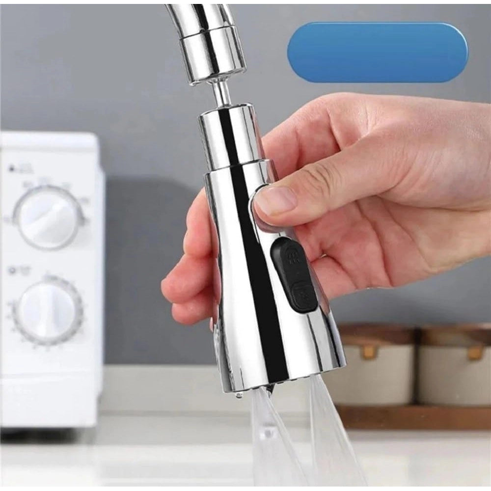 360 Degree Movable Faucet (Silver)
