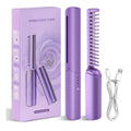 Pack of 2 Rechargeable Mini Hair Straightener (Multicolor)