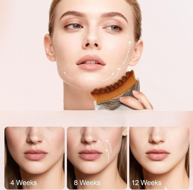 Generic Lymphatic Contour Face Brush (Brown)
