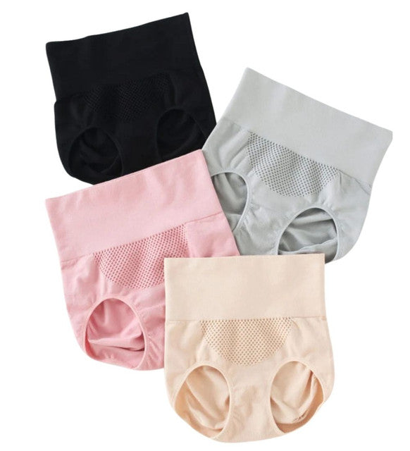 Generic Women's High-Waisted Briefs Free Size (Multicolor)
