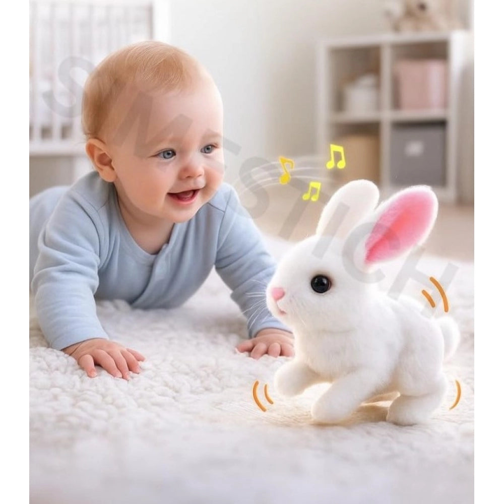 Walking And Talking Rabbit (White)