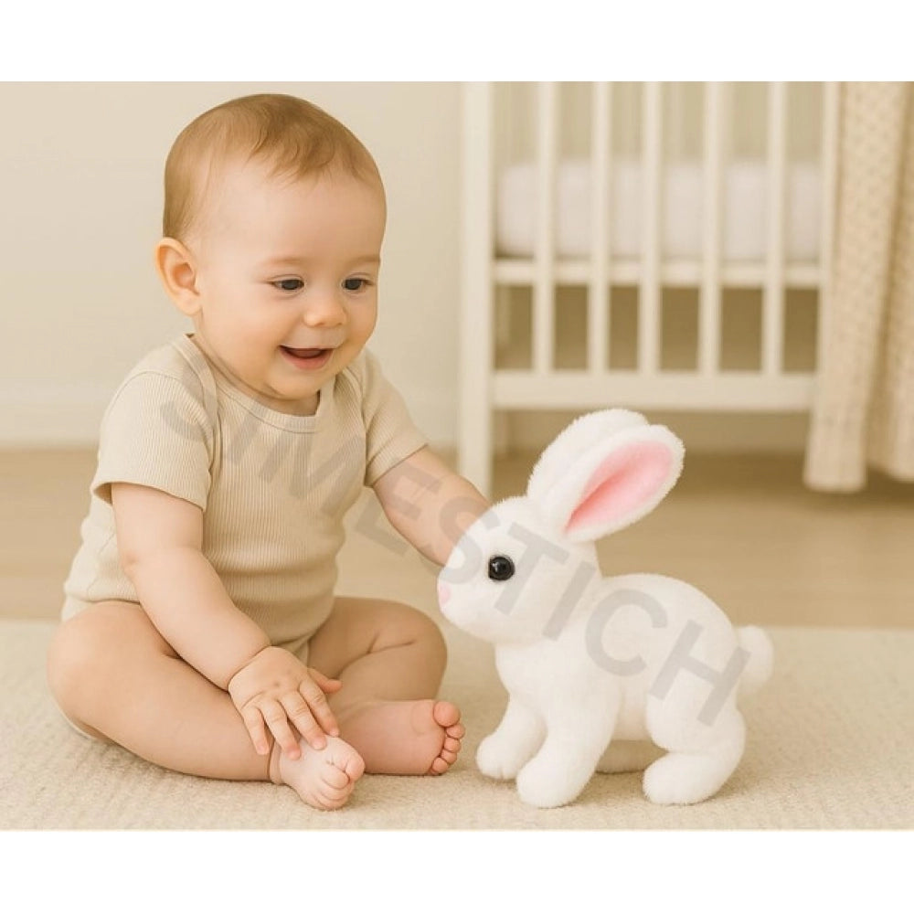 Walking And Talking Rabbit (White)