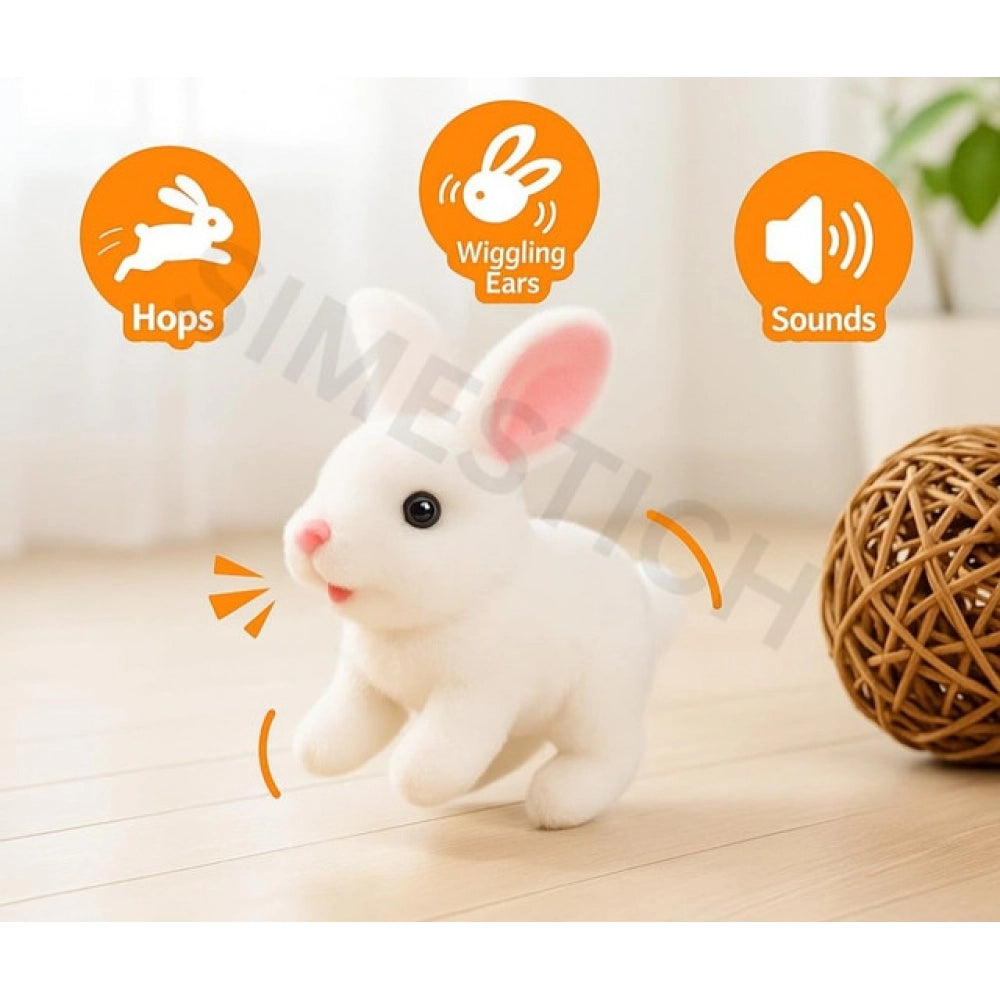 Walking And Talking Rabbit (White)