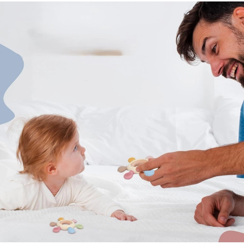 Silicone Baby Teether (Multicolor)