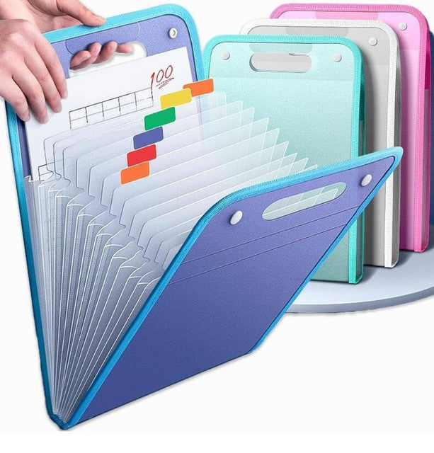 Generic - 13 Layer A4 Paper File Folder (Multicolor)
