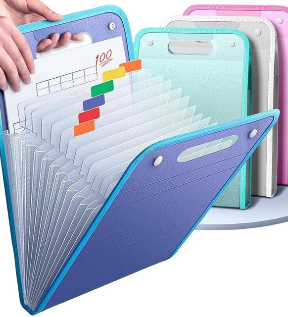 Generic - 13 Layer A4 Paper File Folder (Multicolor)