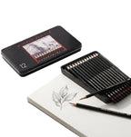 Generc 12 pcs Art Pencil Kit Set (Black)