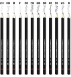 Generc 12 pcs Art Pencil Kit Set (Black)