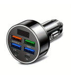Generc 6 In 1 Car Charger (Black)