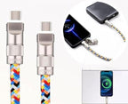 USB Charging Cable Lanyard (Multicolor)